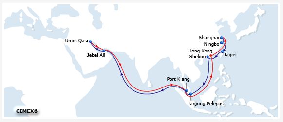 China India Middle East Express 6
